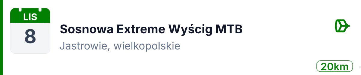 Rower · MTB · 8 listopada 2026 · Wielkopolskie