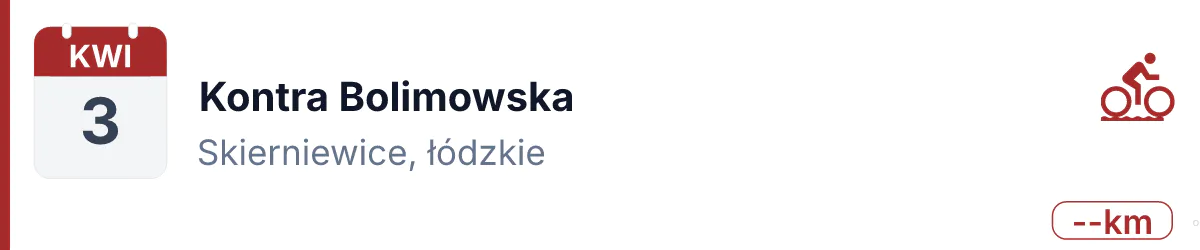 Rower · GRAVEL · 3 kwietnia 2027 · Łódzkie