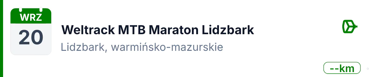Rower · MTB · 20 września 2026 · Warmińsko-mazurskie