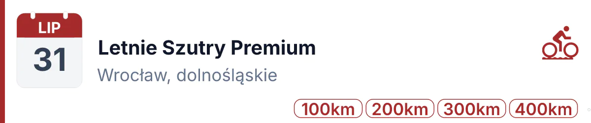 Rower · GRAVEL · 31 lipca 2027 · Dolnośląskie