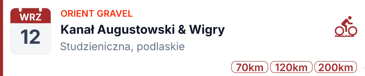 Rower · GRAVEL · 12 września 2026 · Podlaskie