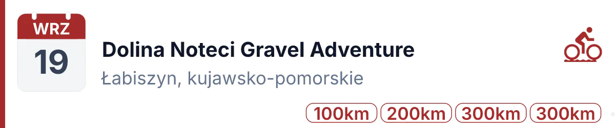 Rower · GRAVEL · 19 września 2026 · Kujawsko-pomorskie