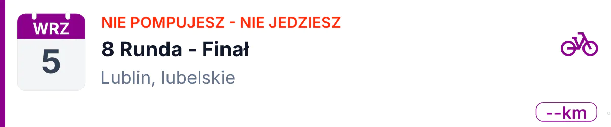 Rower · BMX · 5 września 2026 · Lubelskie