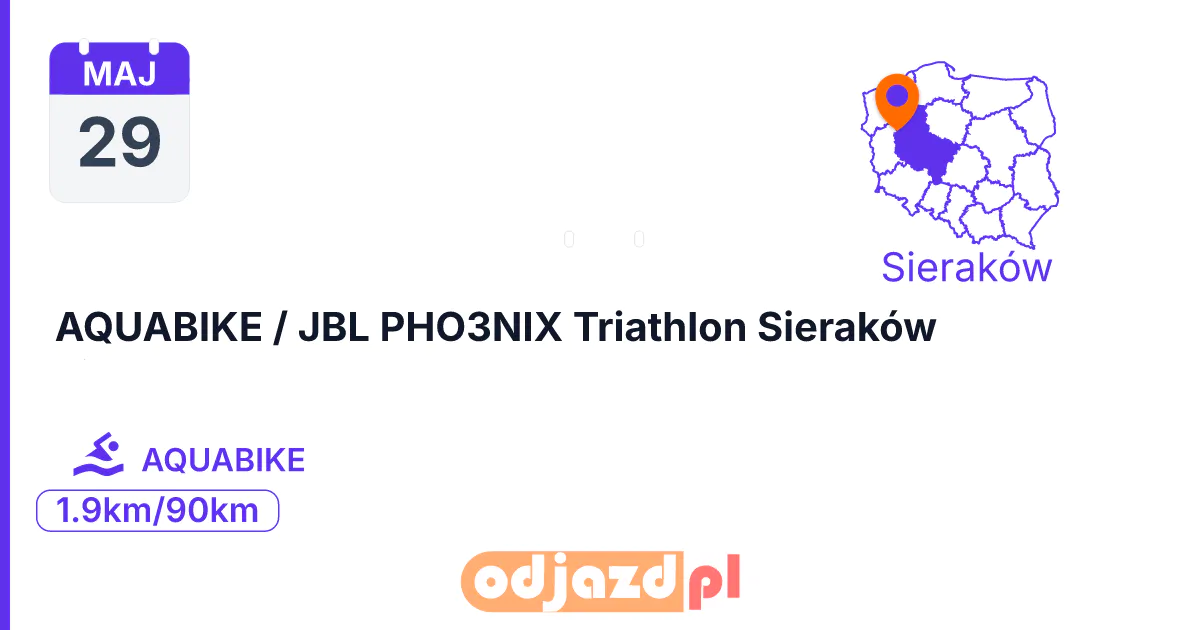 AQUABIKE / JBL PHO3NIX Triathlon Sieraków — Aquabike · AQUABIKE, 29 maja 2027, Sieraków