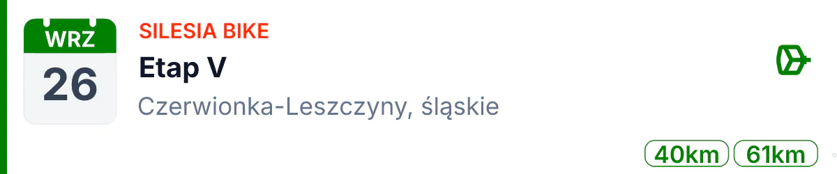 Rower · MTB · 26 września 2026 · Śląskie