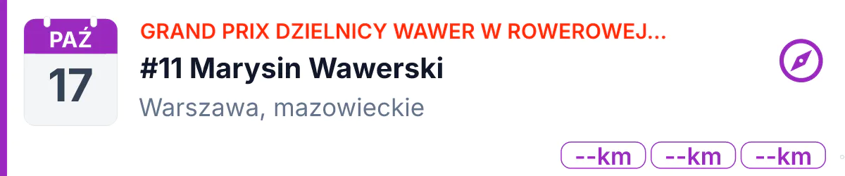 Na orientację · TR · 17 października 2026 · Mazowieckie