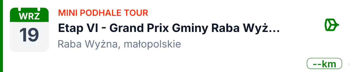 Rower · MTB · 19 września 2026 · Małopolskie
