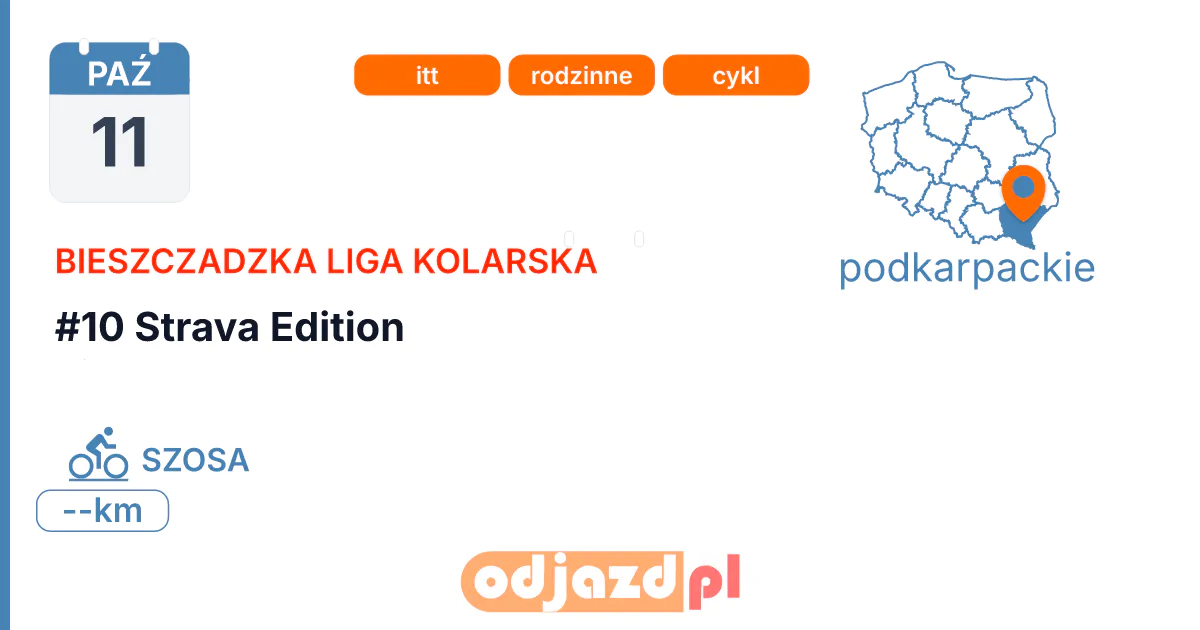 #10 Strava Edition — Rower · SZOSA, 11 października 2026, [?]