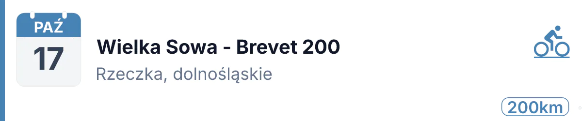 Rower · SZOSA · 17 października 2026 · Dolnośląskie