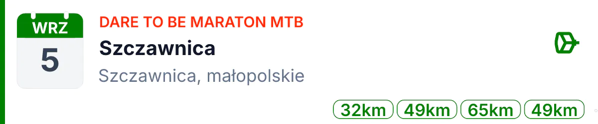Rower · MTB · 5 września 2026 · Małopolskie