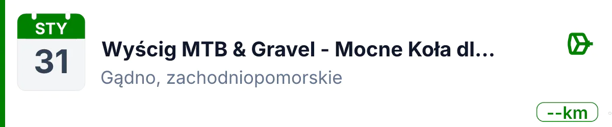 Rower · MTB · 31 stycznia 2027 · Zachodniopomorskie