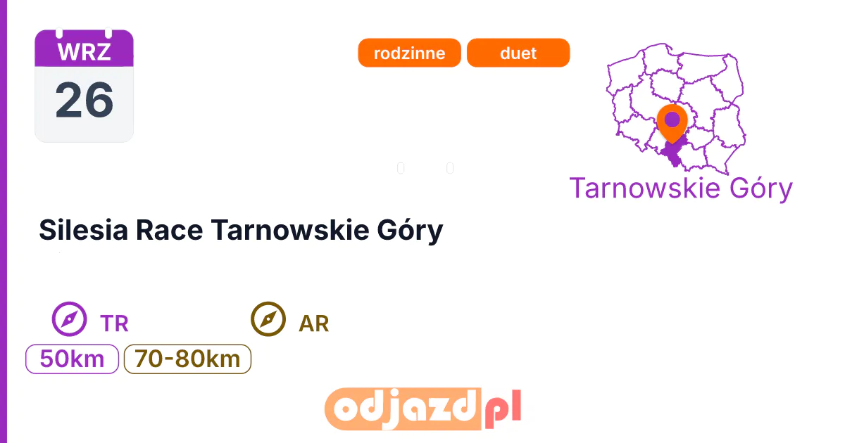 Silesia Race Tarnowskie Góry — Na orientację · AR, 26 września 2026, Tarnowskie Góry