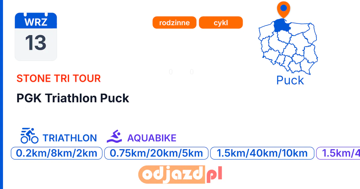 PGK Triathlon Puck — Triathlon · TRIATHLON, 13 września 2026, Puck