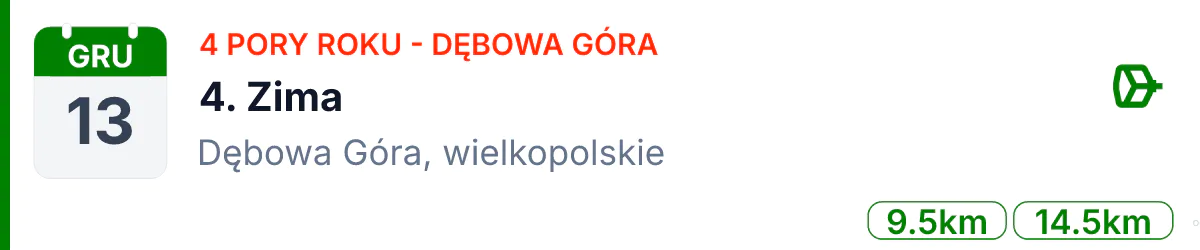 Rower · MTB · 13 grudnia 2026 · Wielkopolskie