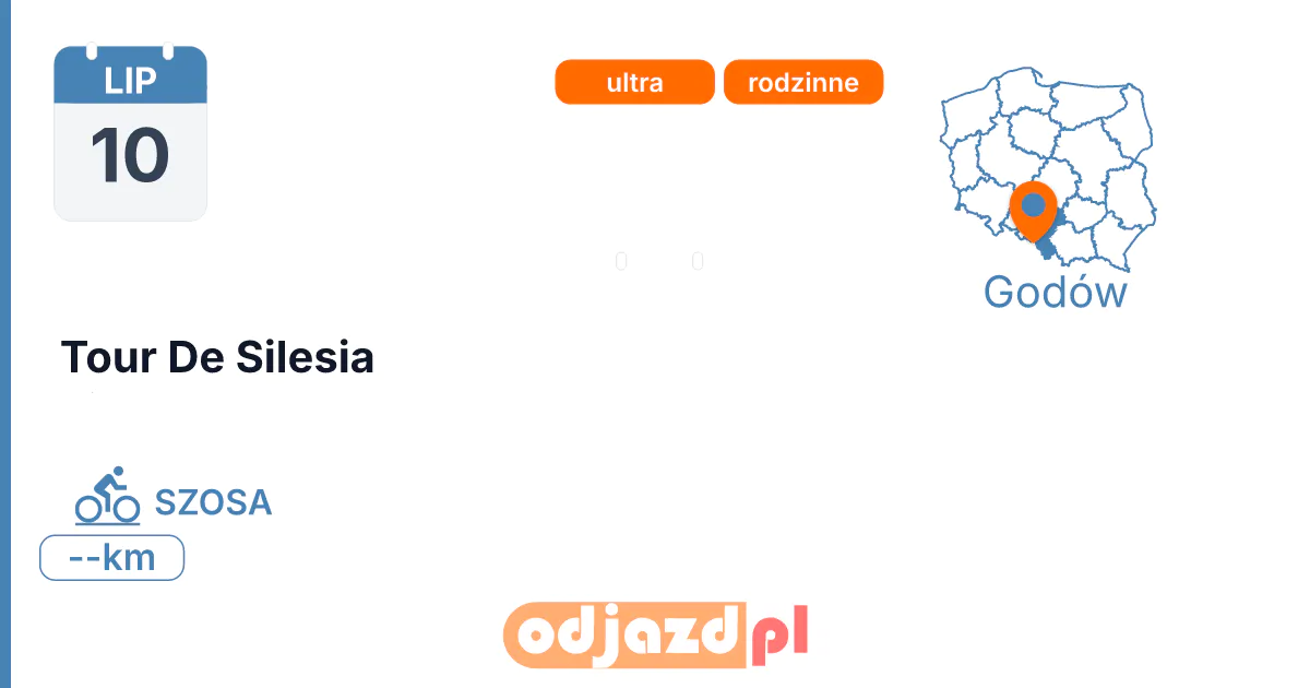 Tour De Silesia — Rower · SZOSA, 10 lipca 2027, Godów