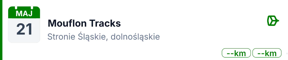 Rower · MTB · 21 maja 2027 · Dolnośląskie