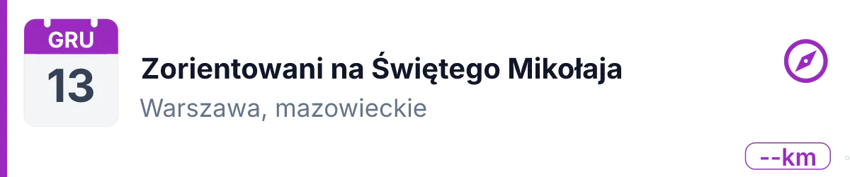 Na orientację · TR · 13 grudnia 2026 · Mazowieckie