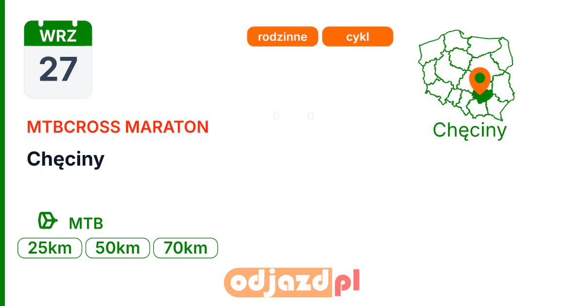Chęciny — Rower · MTB, 27 września 2026, Chęciny