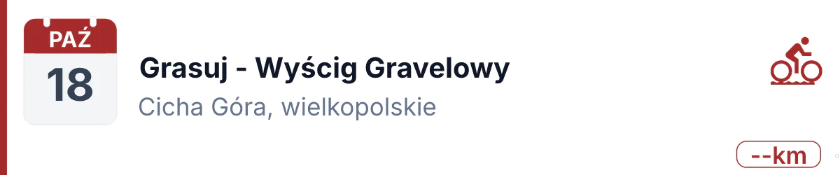 Rower · GRAVEL · 18 października 2026 · Wielkopolskie