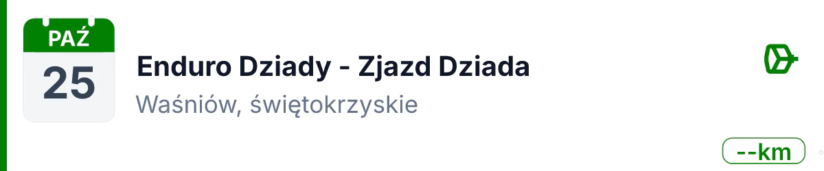 Rower · MTB · 25 października 2026 · Świętokrzyskie