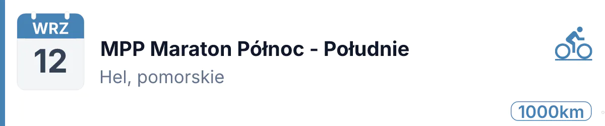 Rower · SZOSA · 12 września 2026 · Pomorskie