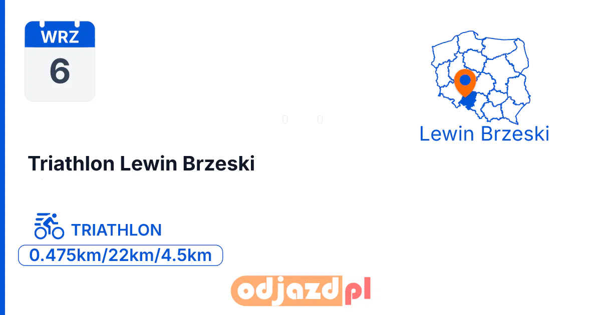 Triathlon Lewin Brzeski — Triathlon · TRIATHLON, 6 września 2026, Lewin Brzeski