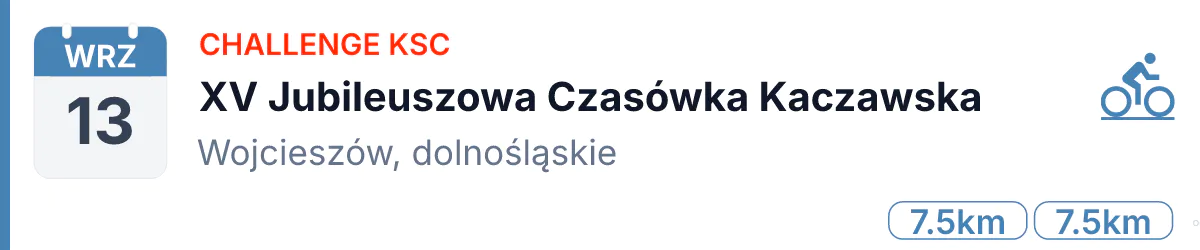 Rower · SZOSA · 13 września 2026 · Dolnośląskie