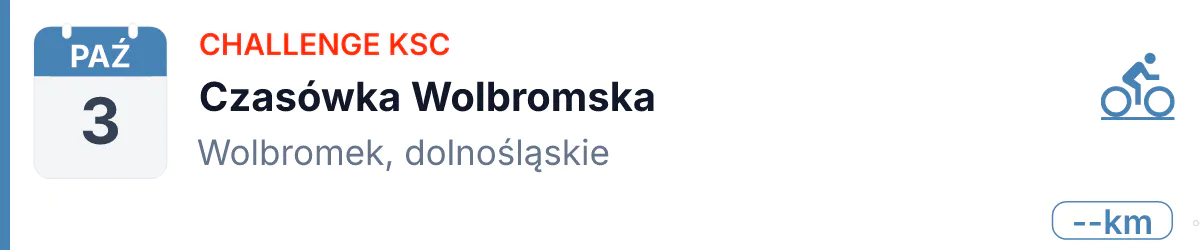 Rower · SZOSA · 3 października 2026 · Dolnośląskie