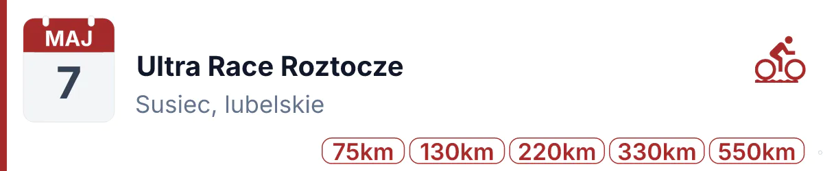 Rower · GRAVEL · 7 maja 2027 · Lubelskie
