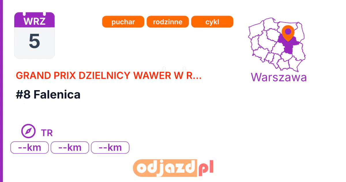 #8 Falenica — Na orientację · TR, 5 września 2026, Warszawa