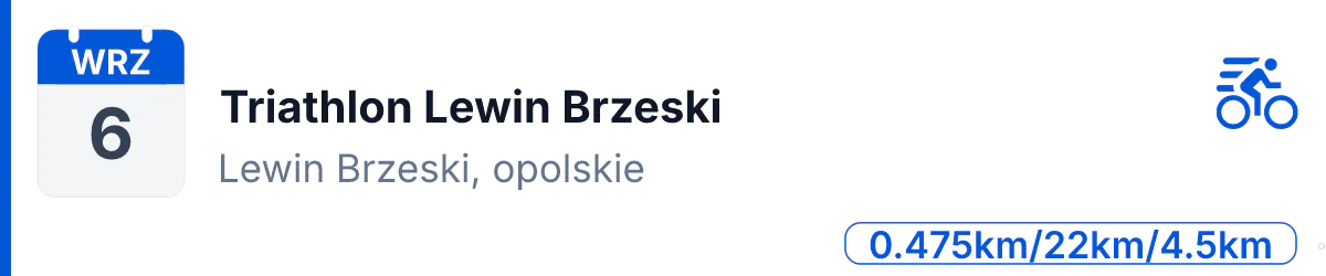 Triathlon · TRIATHLON · 6 września 2026 · Opolskie