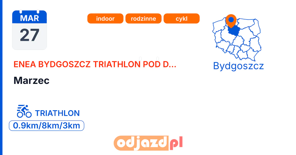 Marzec — Triathlon · TRIATHLON, 27 marca 2027, Bydgoszcz