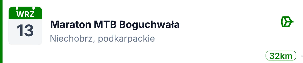 Rower · MTB · 13 września 2026 · Podkarpackie