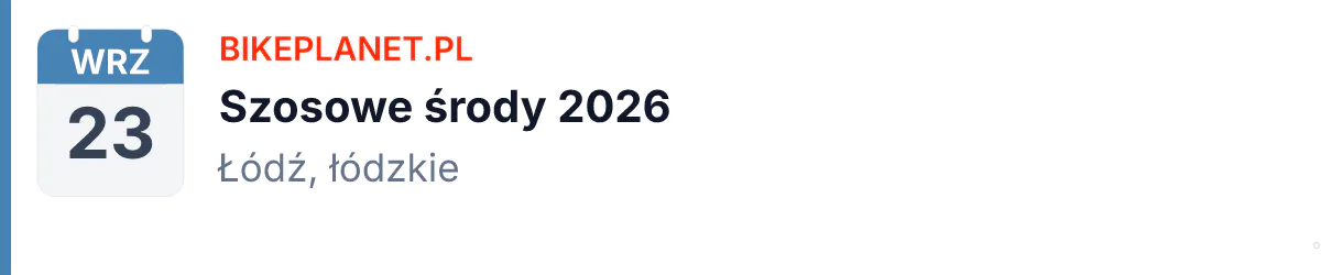 Rower · SZOSA · 23 września 2026 · Łódzkie
