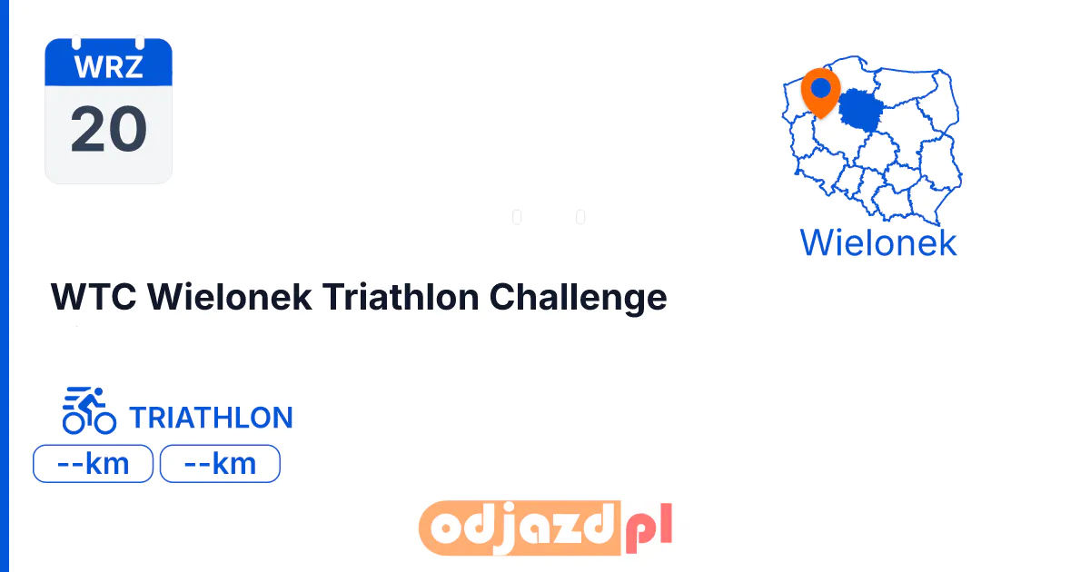 WTC Wielonek Triathlon Challenge — Triathlon · TRIATHLON, 20 września 2026, Wielonek