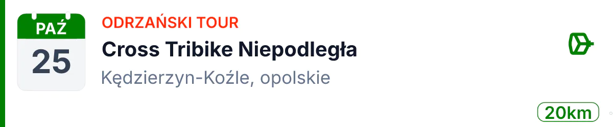 Rower · MTB · 25 października 2026 · Opolskie