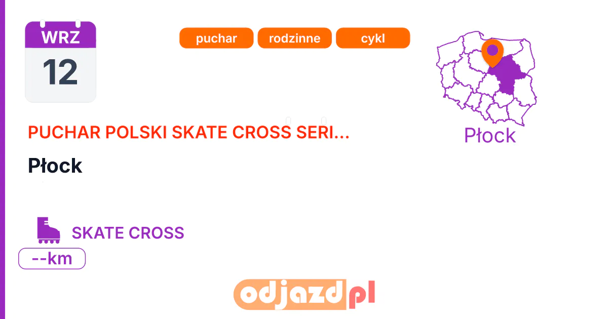 Płock — Rolki · SKATE CROSS, 12 września 2026, Płock