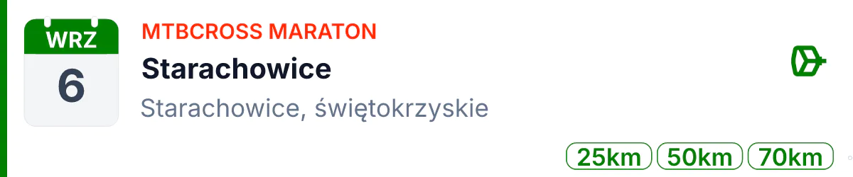 Rower · MTB · 6 września 2026 · Świętokrzyskie