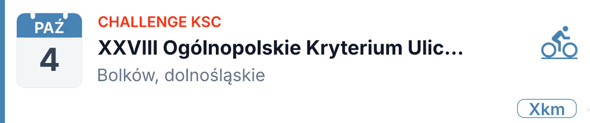 Rower · SZOSA · 4 października 2026 · Dolnośląskie