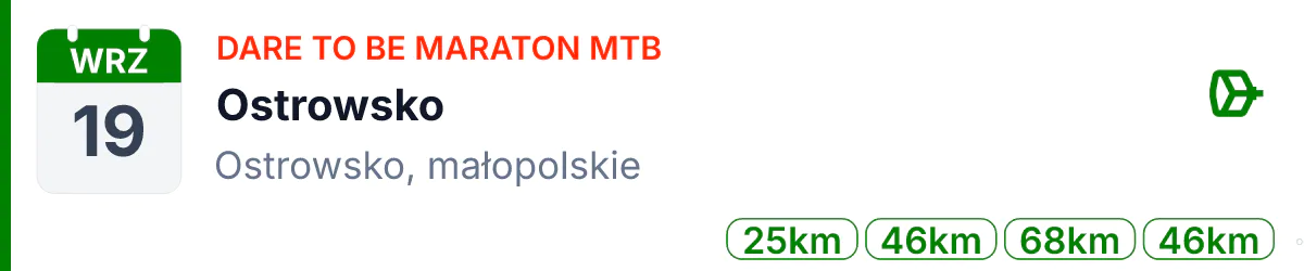 Rower · MTB · 19 września 2026 · Małopolskie