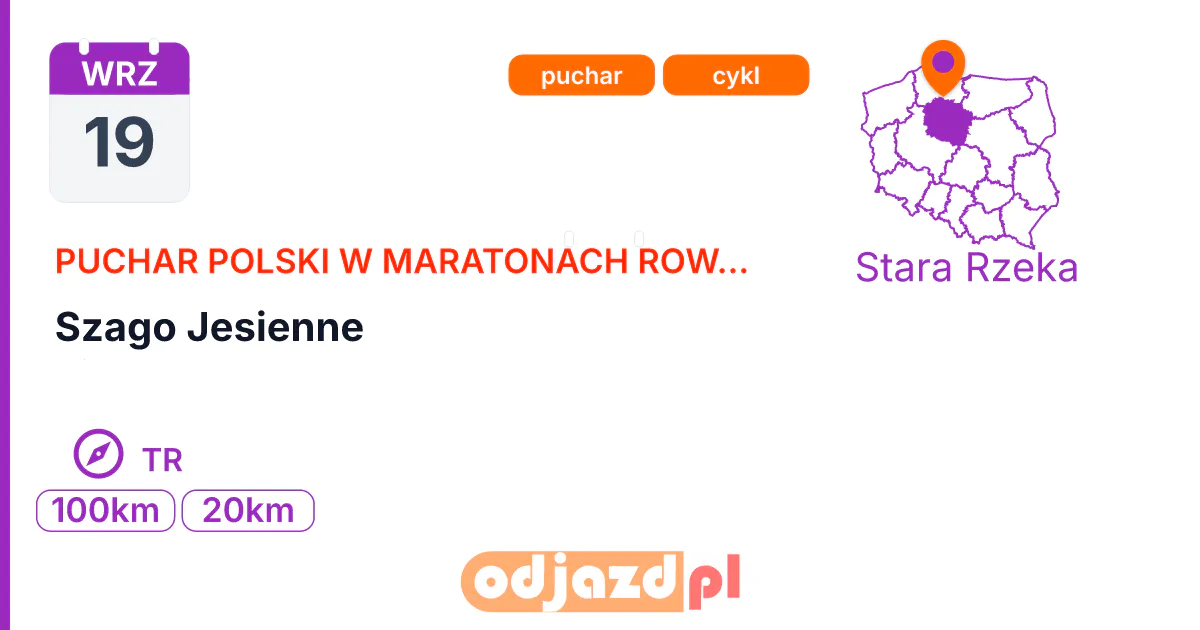 Szago Jesienne — Na orientację · TR, 19 września 2026, Stara Rzeka
