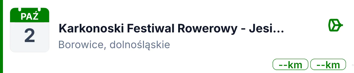 Rower · MTB · 2 października 2026 · Dolnośląskie