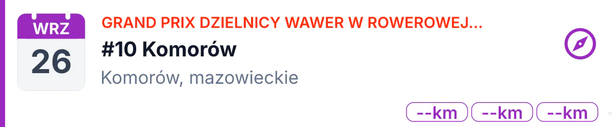 Na orientację · TR · 26 września 2026 · Mazowieckie