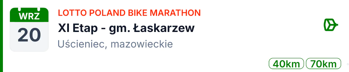 Rower · MTB · 20 września 2026 · Mazowieckie
