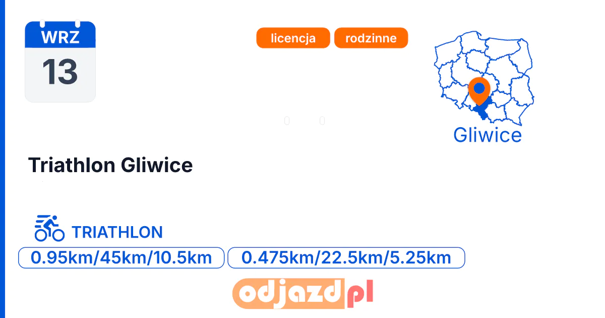 Triathlon Gliwice — Triathlon · TRIATHLON, 13 września 2026, Gliwice