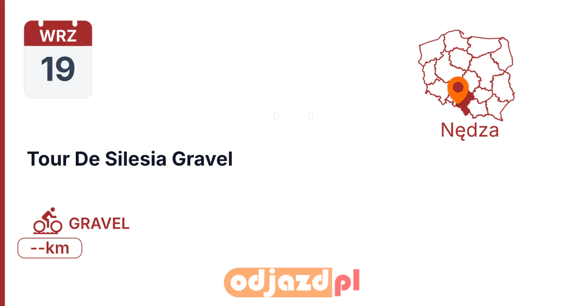 Tour De Silesia Gravel — Rower · GRAVEL, 19 września 2027, Nędza
