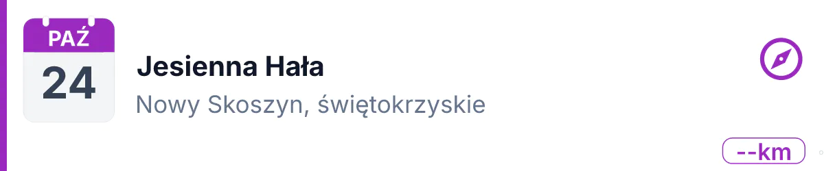 Na orientację · TR · 24 października 2026 · Świętokrzyskie