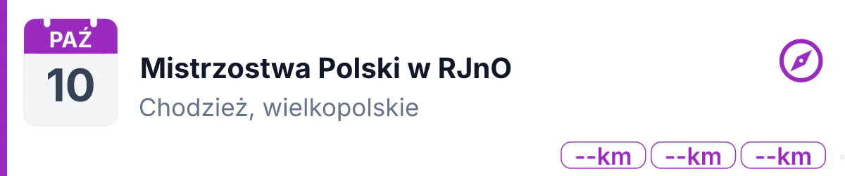 Na orientację · TR · 10 października 2026 · Wielkopolskie