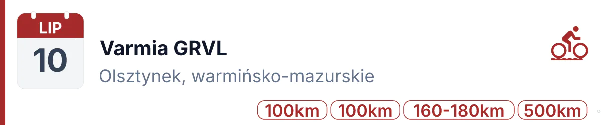 Rower · GRAVEL · 10 lipca 2027 · Warmińsko-mazurskie