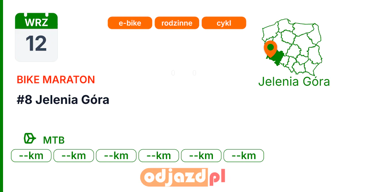 #8 Jelenia Góra — Rower · MTB, 12 września 2026, Jelenia Góra